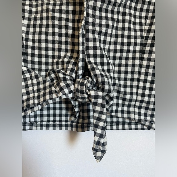 Vintage 90’s gingham cropped button up shirt - Picture 4 of 4